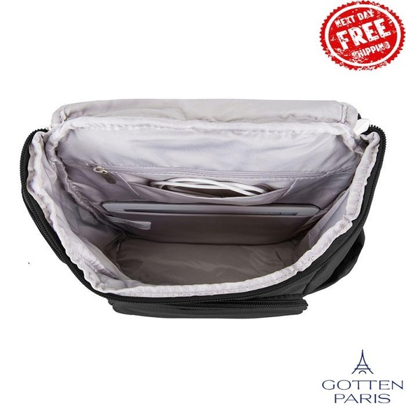 Travelon Classic Anti-Theft Backpack Black Women's Bag - Picture 2 of 6